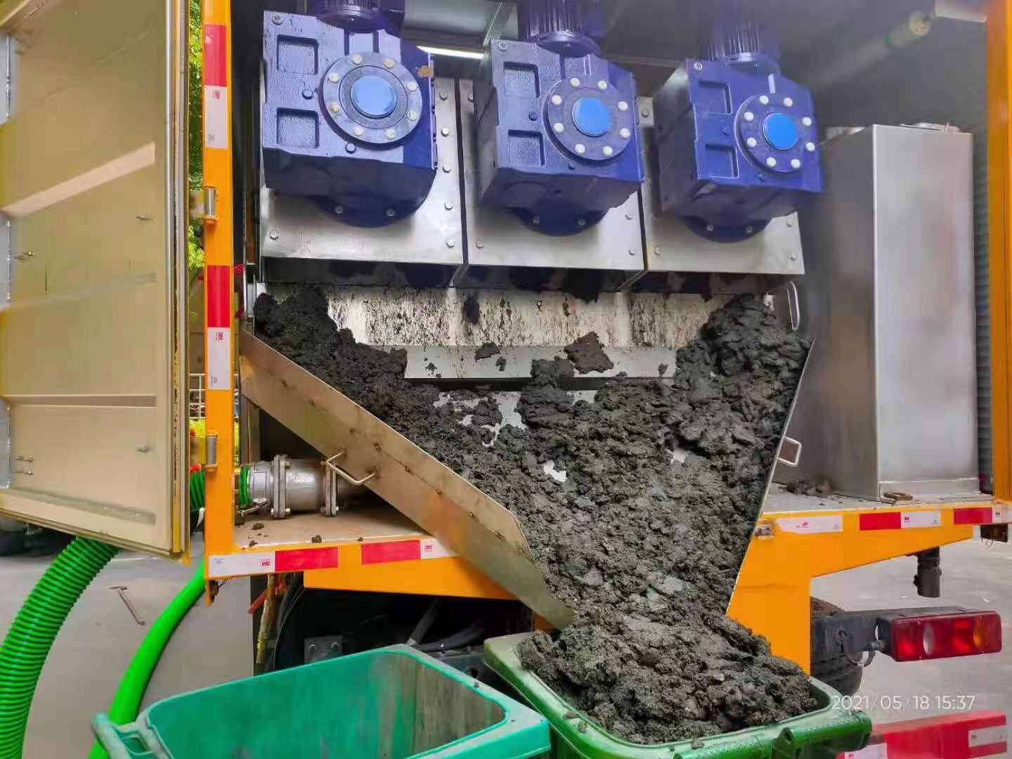 码头化粪池清掏城市维护站-泥浆净化干湿分离处理